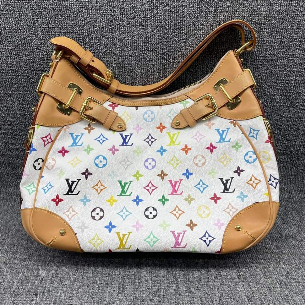 100% Authentic Louis Vuitton Greta Multicolor Hobo Shoulder Bag - Picture 1 of 14